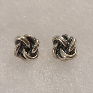 James Avery Lovers' Knot Ear Posts